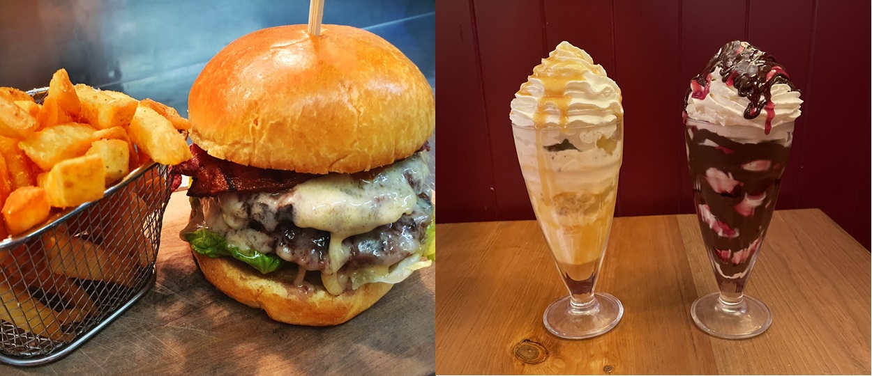 Red Carpet Cafe Bar - Burger and Sundae